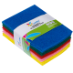 Lavete abrazive fibra sintetica durabile 14x10x0.5cm 10 buc multicolor bucatarie vase curatare grasime Adison